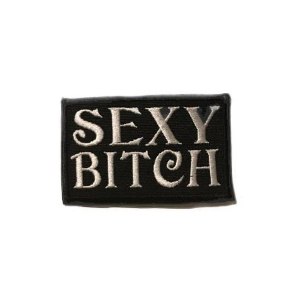 Funny Biker Patch or Funny Dog Patch SEXY BITCH